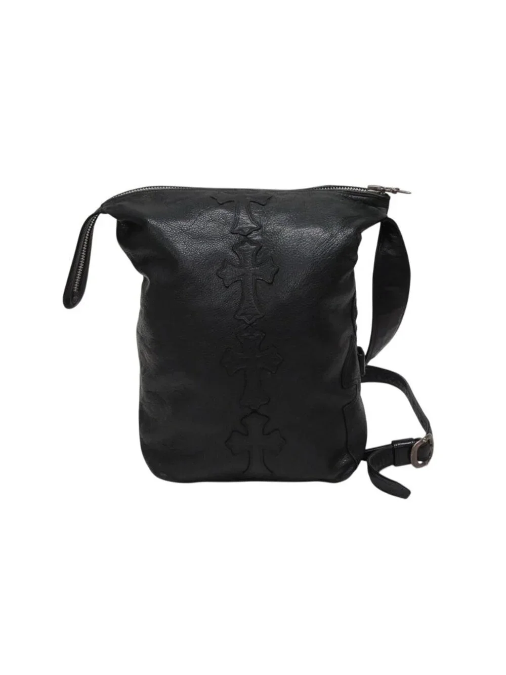 Chrome Hearts Lelo SM Shoulder Bag Cross Patch Cemetery 925 Sterling Silver